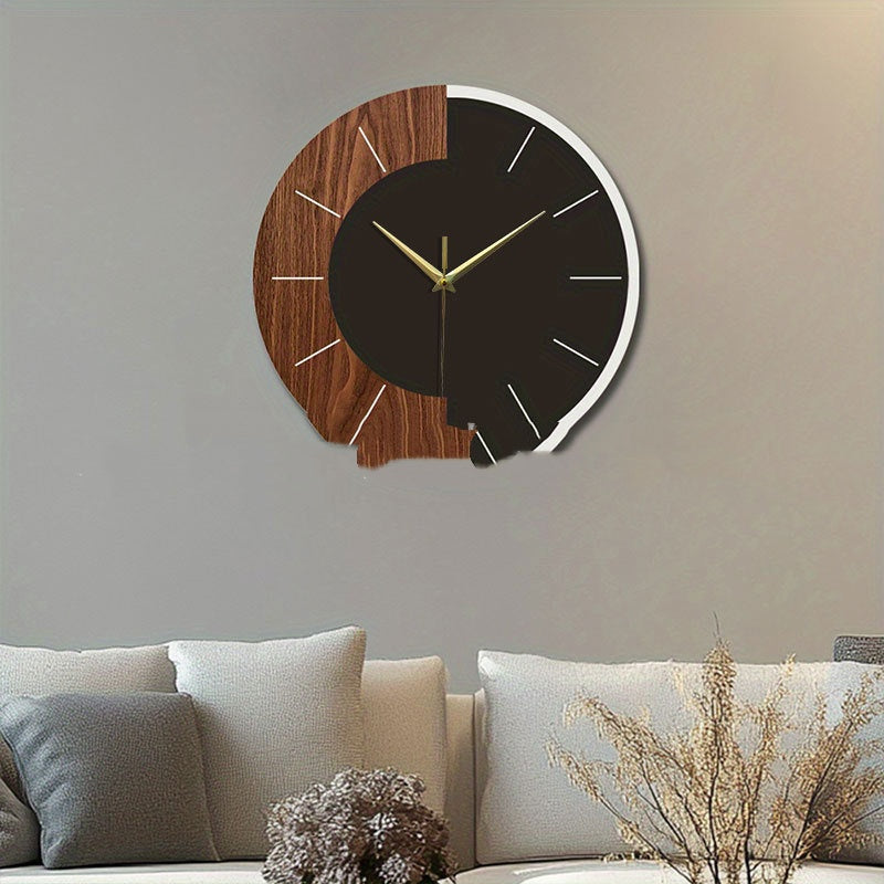 Nordic Minimalist Wooden Wall Clock