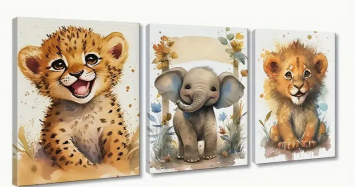 Modern Frameless Canvas Wall Art Print