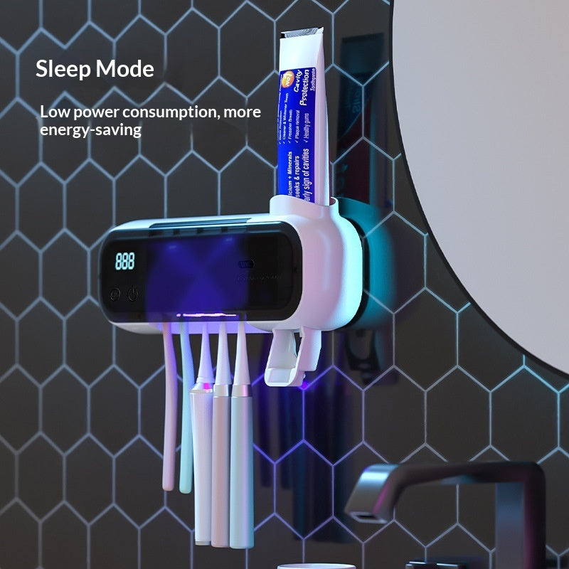 UV Sterilizing Toothbrush Holder with Electric Drying