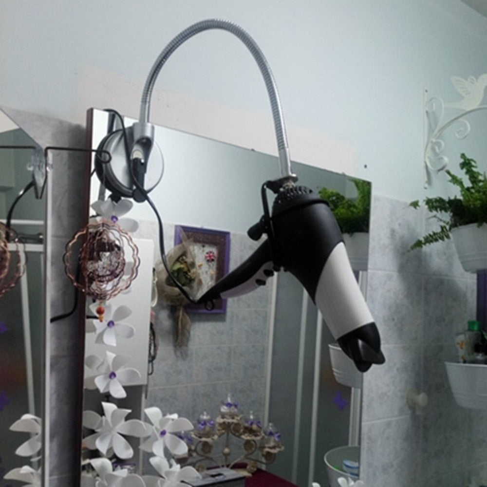 360-Degree Hands-Free Hair Dryer Holder Stand