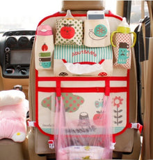 Car Back Seat Organizer with Multi-Pocket Storage