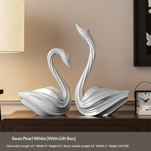 Abstract Swan Minimalist Light-Luxury Decorative Sculpture