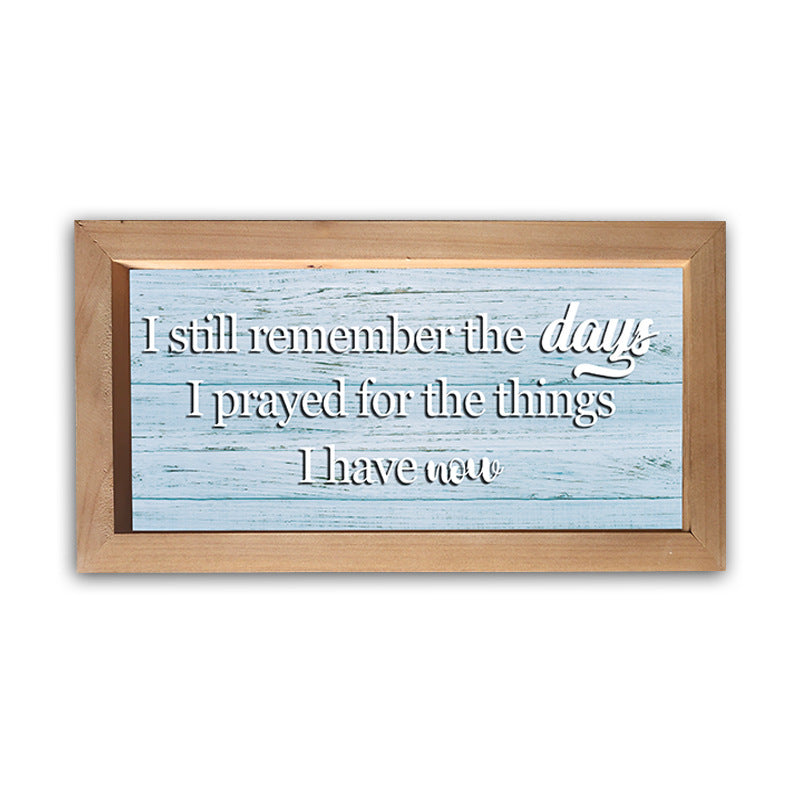 Rustic Wooden Wall Sign Home Decor
