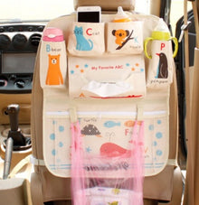 Car Back Seat Organizer with Multi-Pocket Storage