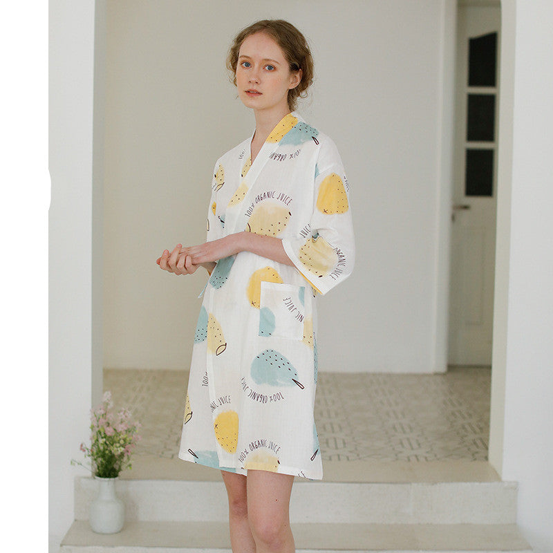 Printed Kimono-Inspired Decorative Home Accent