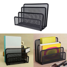 Metal Mesh Single-Tier Desk Organizer Shelf