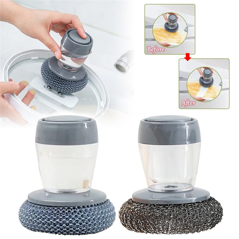 Soap Dispensing Kitchen Scrub Brush