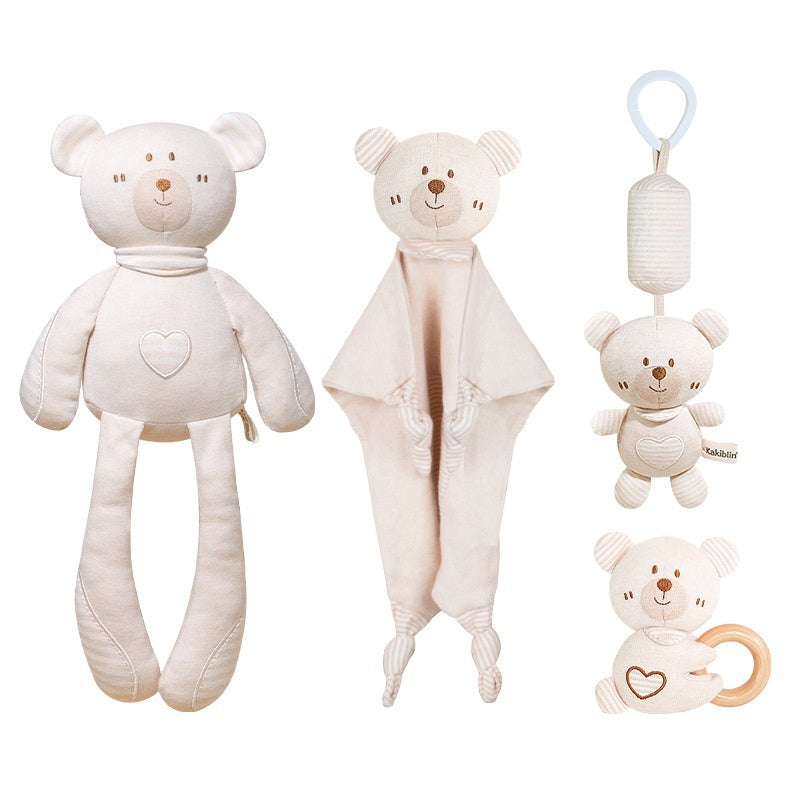 Soft Cotton Baby Plush Comforter Toy Gift Set