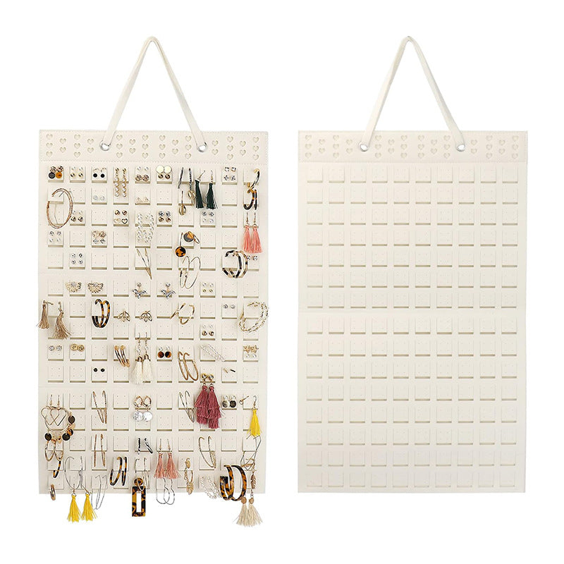 Wall-Mounted Felt Jewelry Organizer