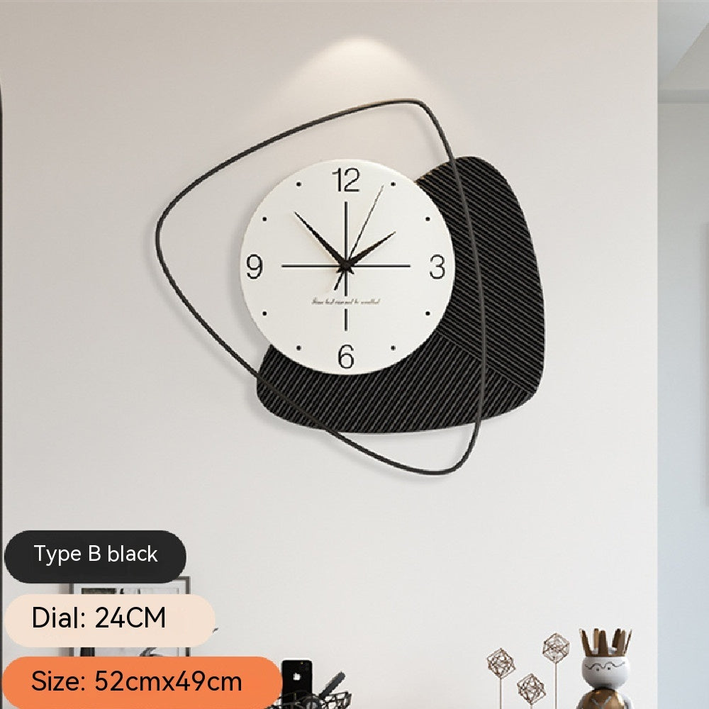 Modern Minimalist Art Deco Living Room Wall Clock