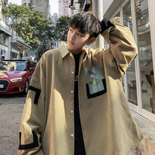 Men's Spring Cartoon Print Casual Shirt