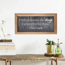 Rustic Wooden Wall Sign Home Decor