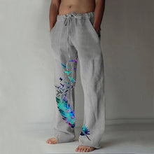 Mid-Waist Printed Casual Pants for Women