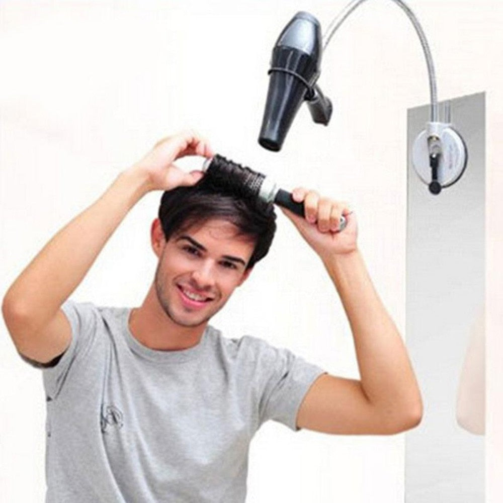 360-Degree Hands-Free Hair Dryer Holder Stand