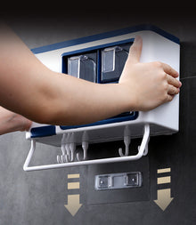 Adhesive No-Drill Kitchen Wall Shelf