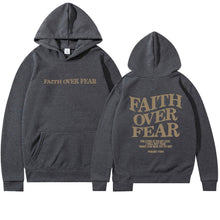 Faith Over Fear Unisex Christian Aesthetic Hoodie