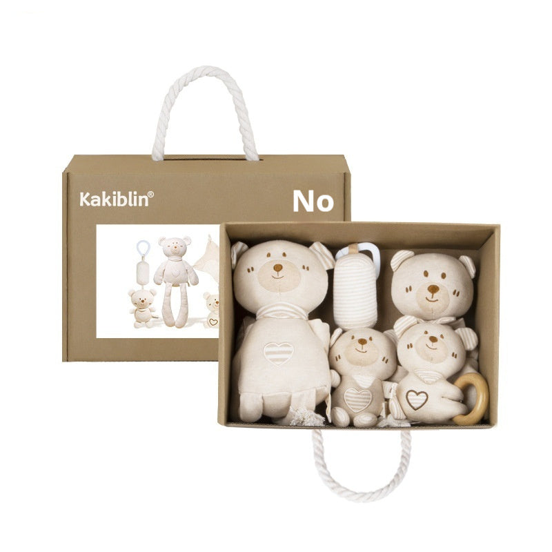 Soft Cotton Baby Plush Comforter Toy Gift Set
