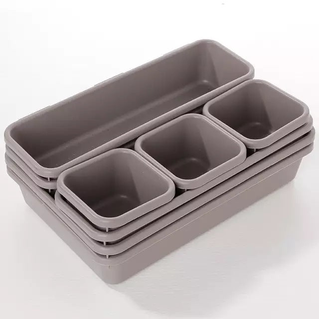 8-Piece Drawer Organizer Tray Set