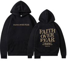 Faith Over Fear Unisex Christian Aesthetic Hoodie