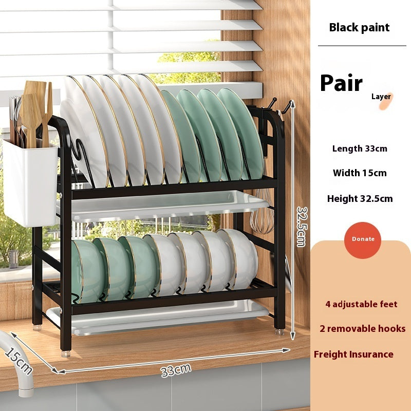 Versatile Multi-Tier Kitchen Storage Rack