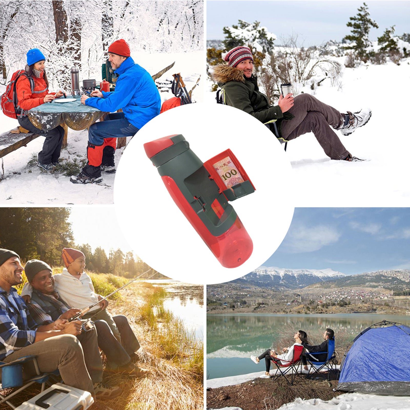 Diversion Safe Water Bottle Storage Container