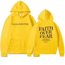 Faith Over Fear Unisex Christian Aesthetic Hoodie