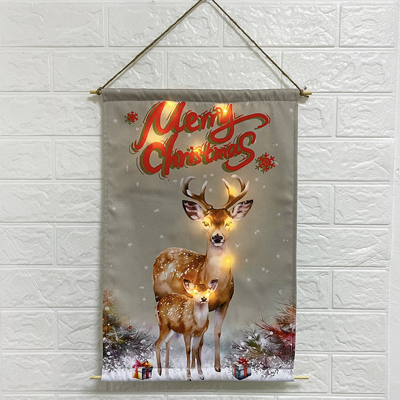 Elegant Christmas Wall Pendant Holiday Decoration