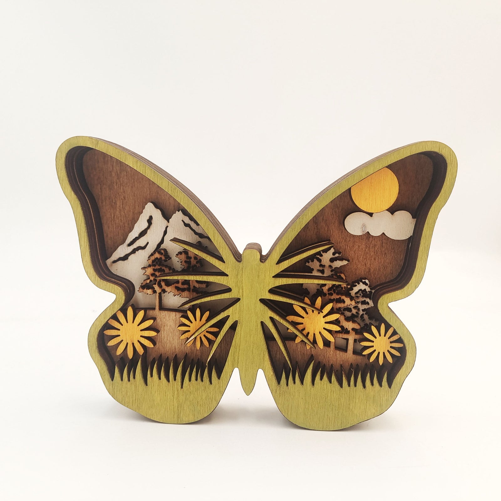 Handcrafted Wooden Decor Accent for Home Styling