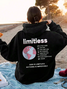 God Is Limitless Nothing Is Impossible Women's Faith Hoodie