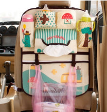 Car Back Seat Organizer with Multi-Pocket Storage
