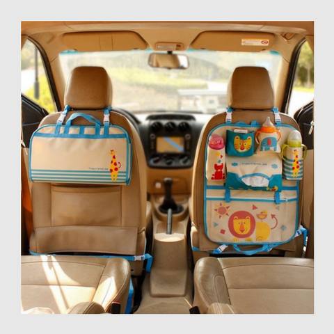 Car Back Seat Organizer with Multi-Pocket Storage