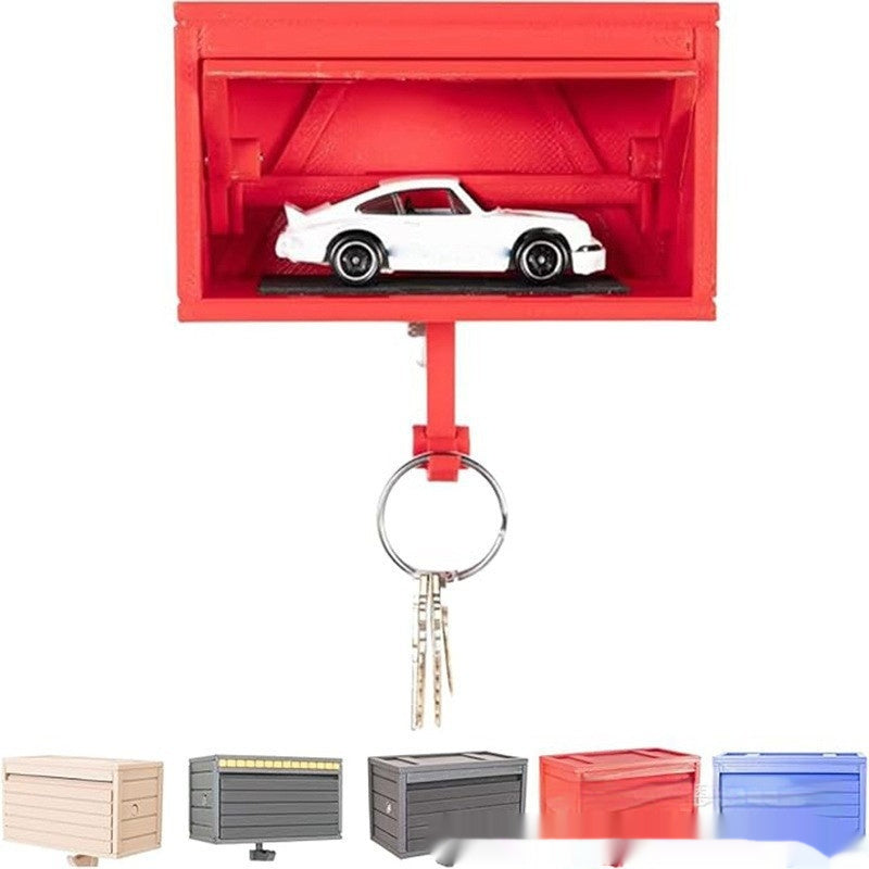 Car and Garage Door Key Ring Keychain