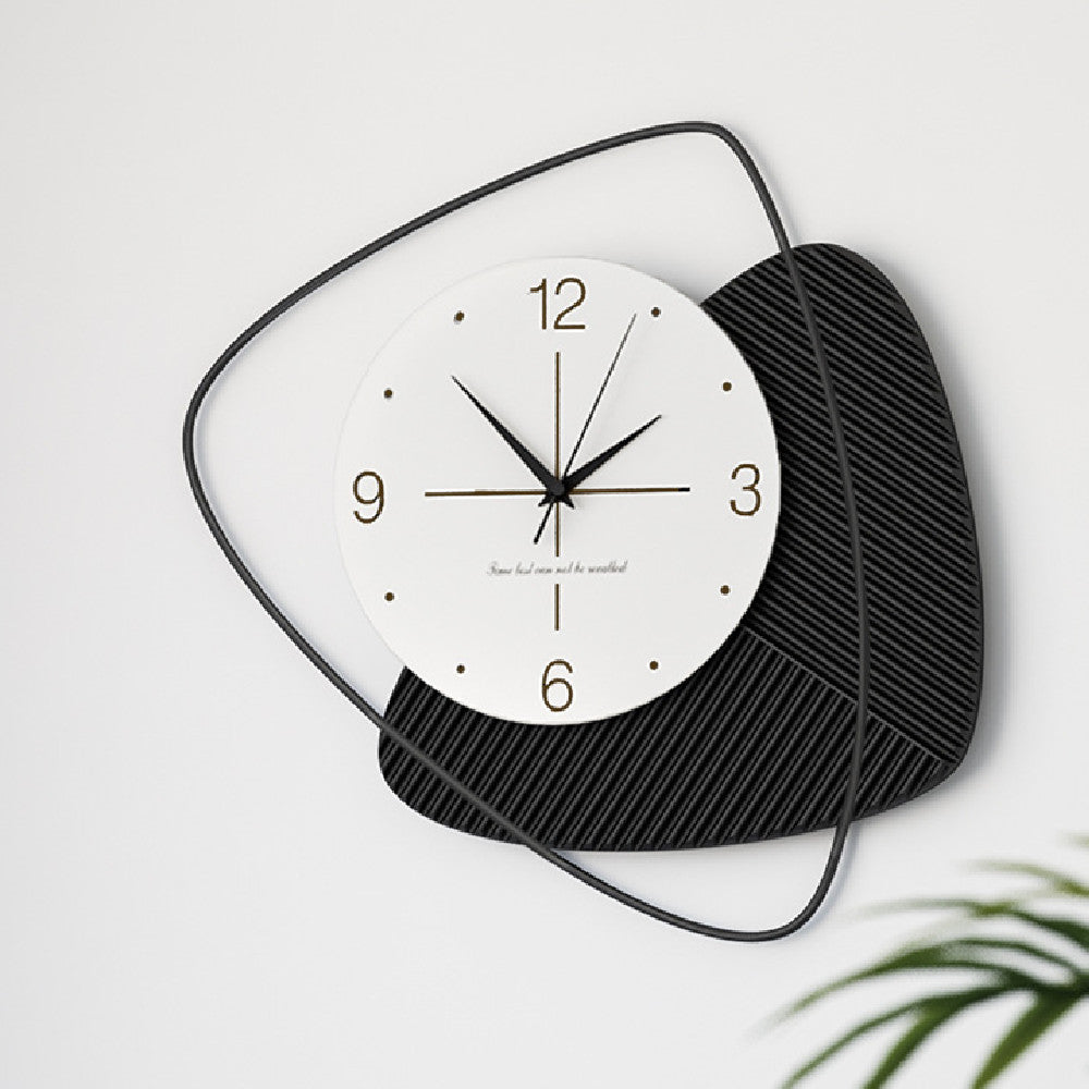 Modern Minimalist Art Deco Living Room Wall Clock