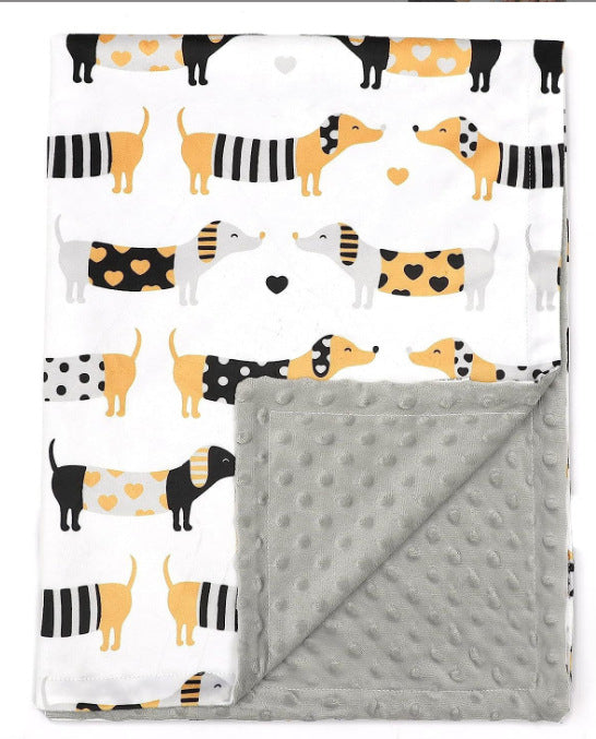 Double-Layer Children's Quilted Hug Blanket