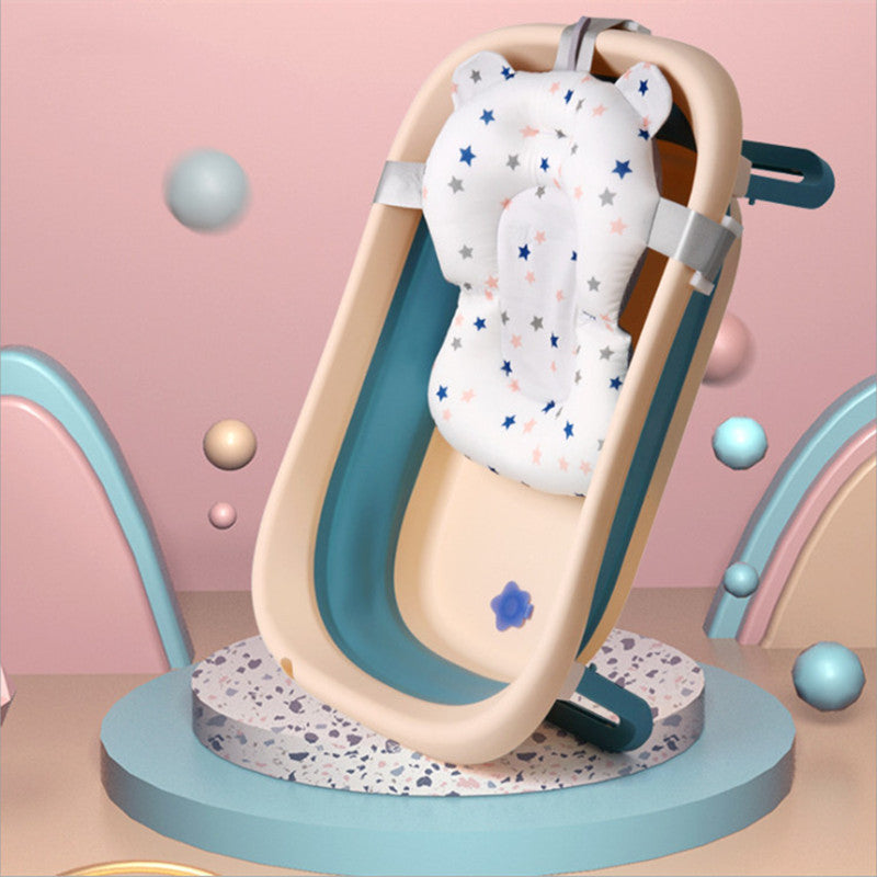 Foldable Anti-Slip Baby Bath Seat Support Mat