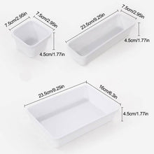 8-Piece Drawer Organizer Tray Set
