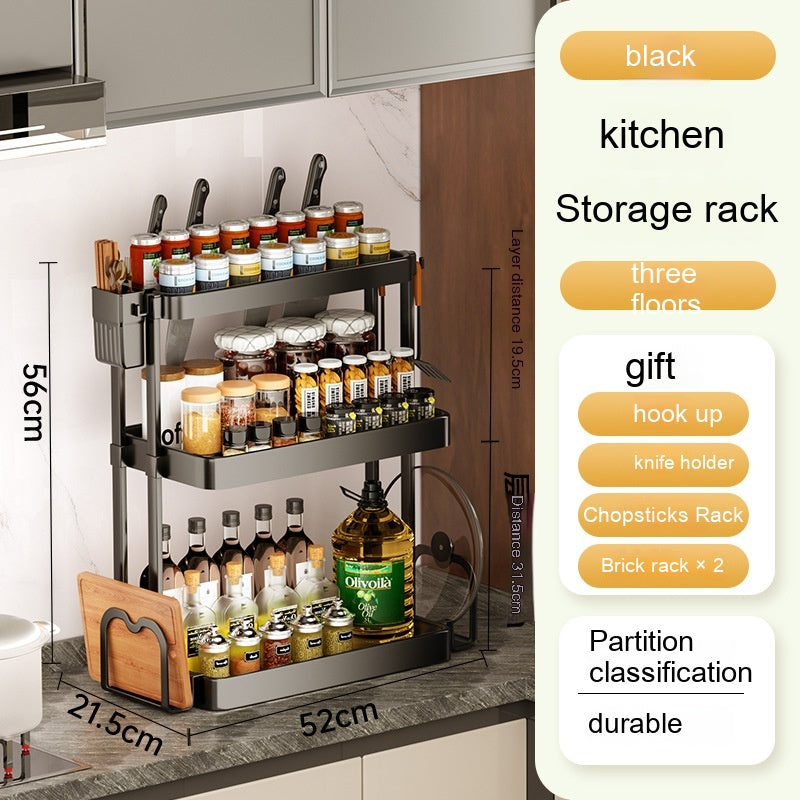 Multi-Tier Kitchen Spice and Seasoning Rack