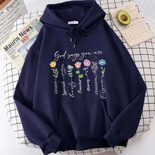 God Says You Are Unique Floral Graphic Faith Tee