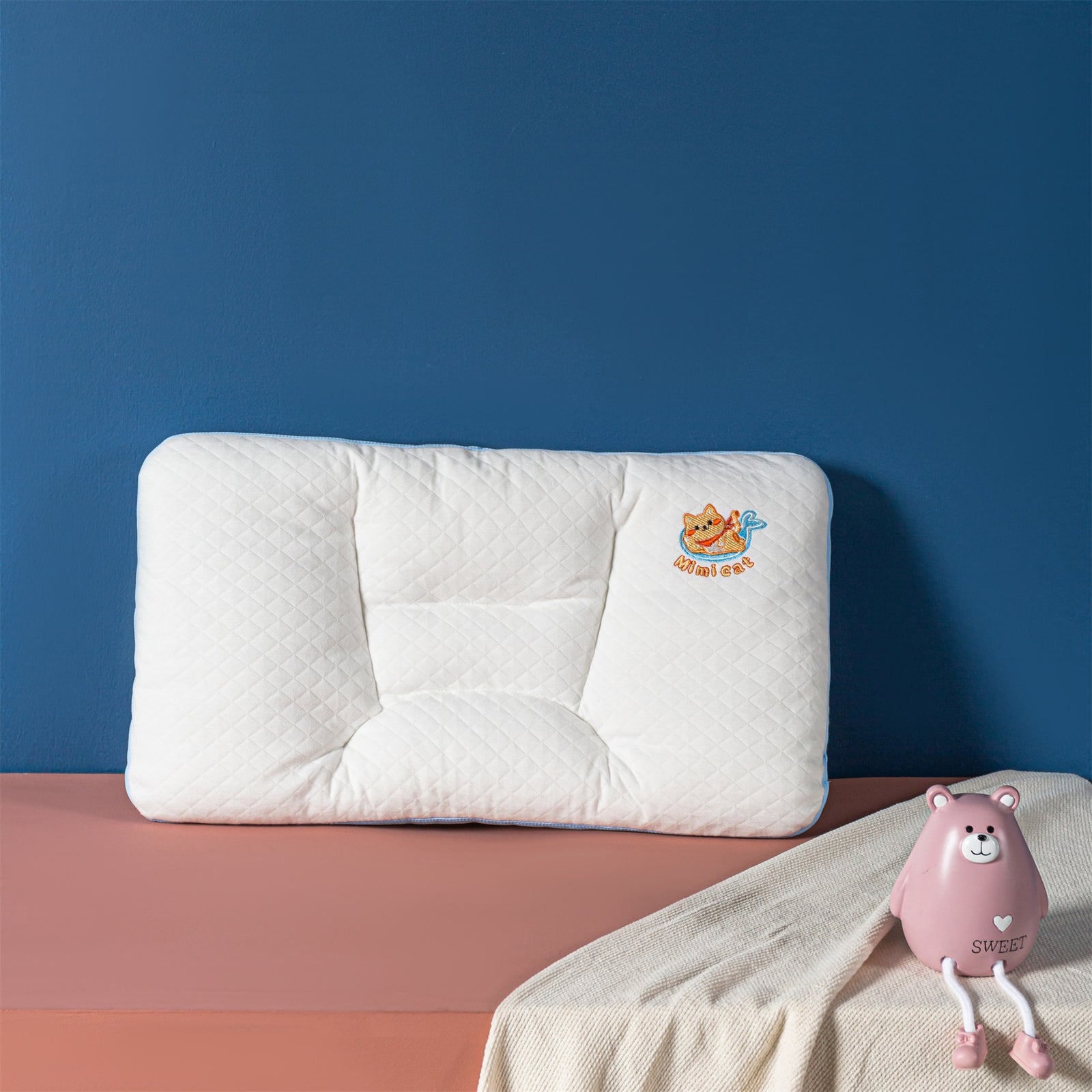 Soft Cotton Oblong Pillow Insert for Children