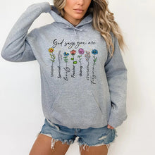 God Says You Are Unique Floral Graphic Faith Tee