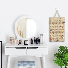 Wall-Mounted Felt Jewelry Organizer