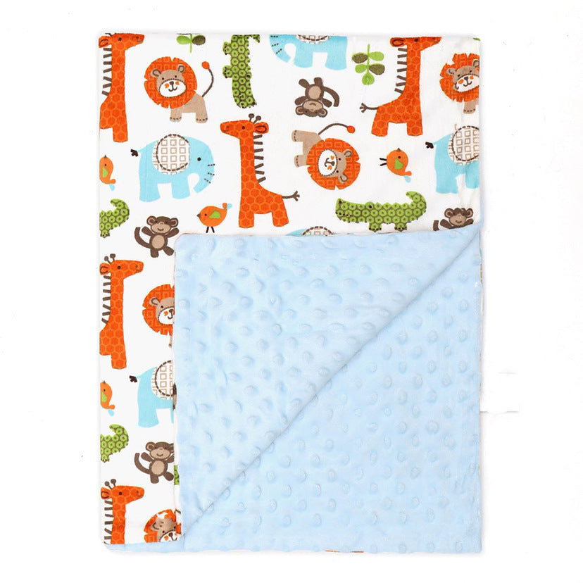 Double-Layer Children's Quilted Hug Blanket