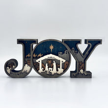 JOY Wooden Letter Ornaments Decorative Craft Set
