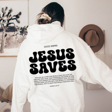 Jesus Saves Bible Verse Unisex Faith Hoodie