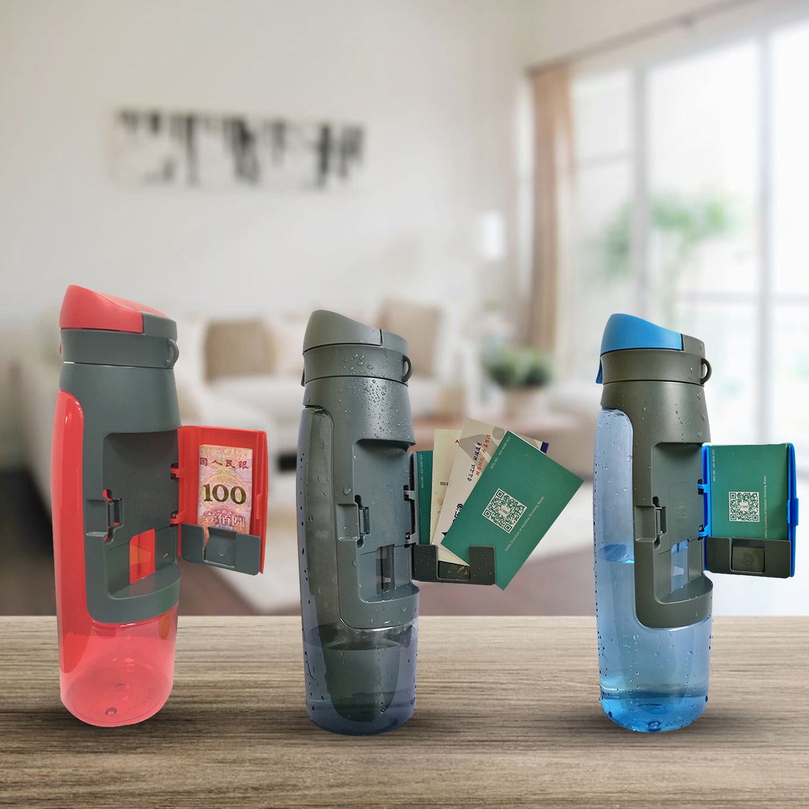 Diversion Safe Water Bottle Storage Container