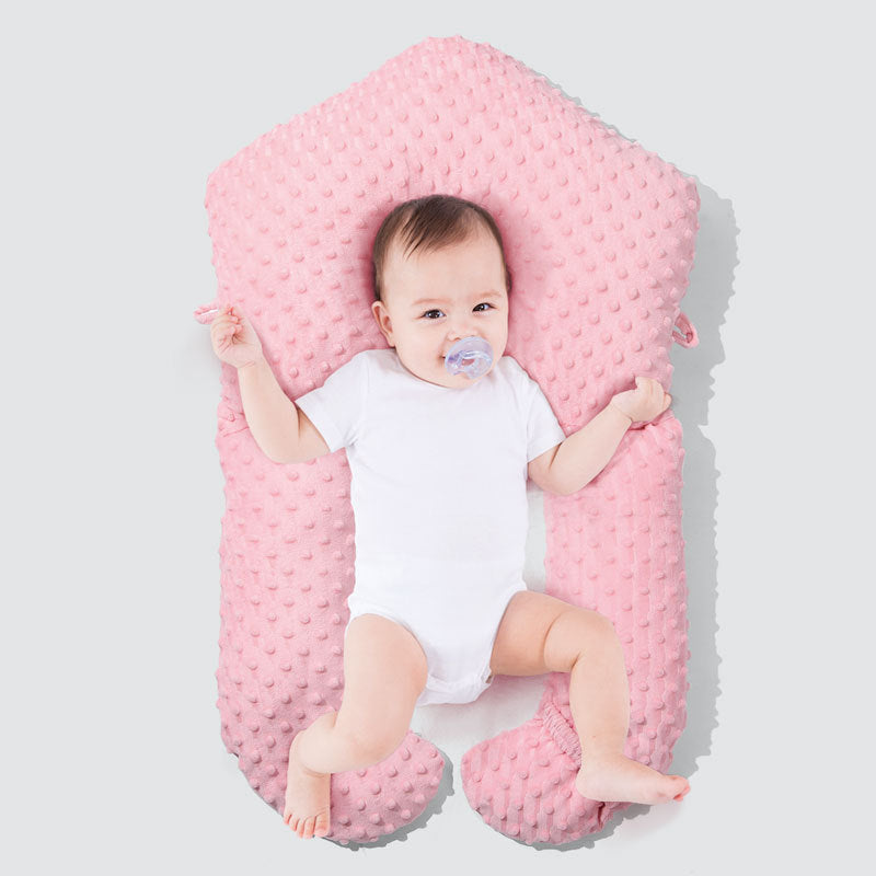 Bubble Fleece Baby Head-Shaping Support Pillow