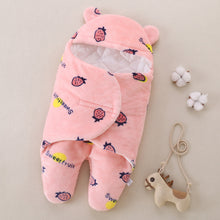 Thickened Plush Baby Sleeping Bag with Split Leg Design