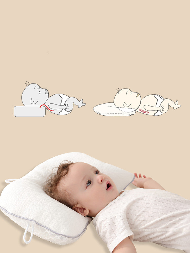 Ergonomic Newborn Baby Head Support Styling Pillow