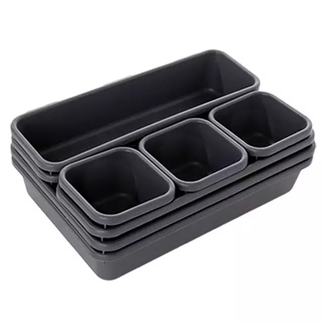 8-Piece Drawer Organizer Tray Set