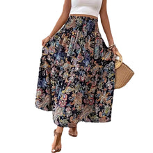 Women's Beach Print Casual Summer Skirt